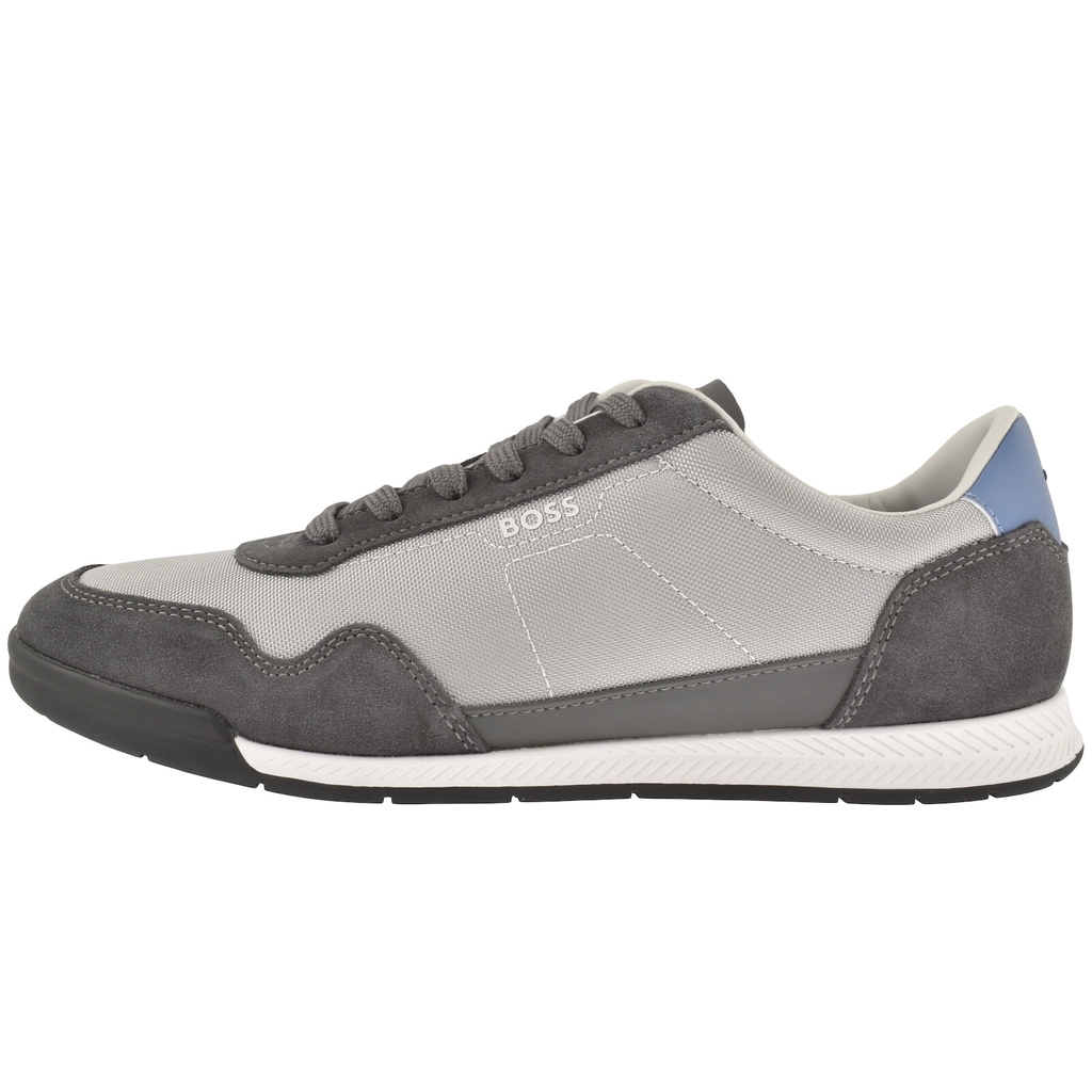Hugo Boss BOSS Titanium Trainers Medium Grey